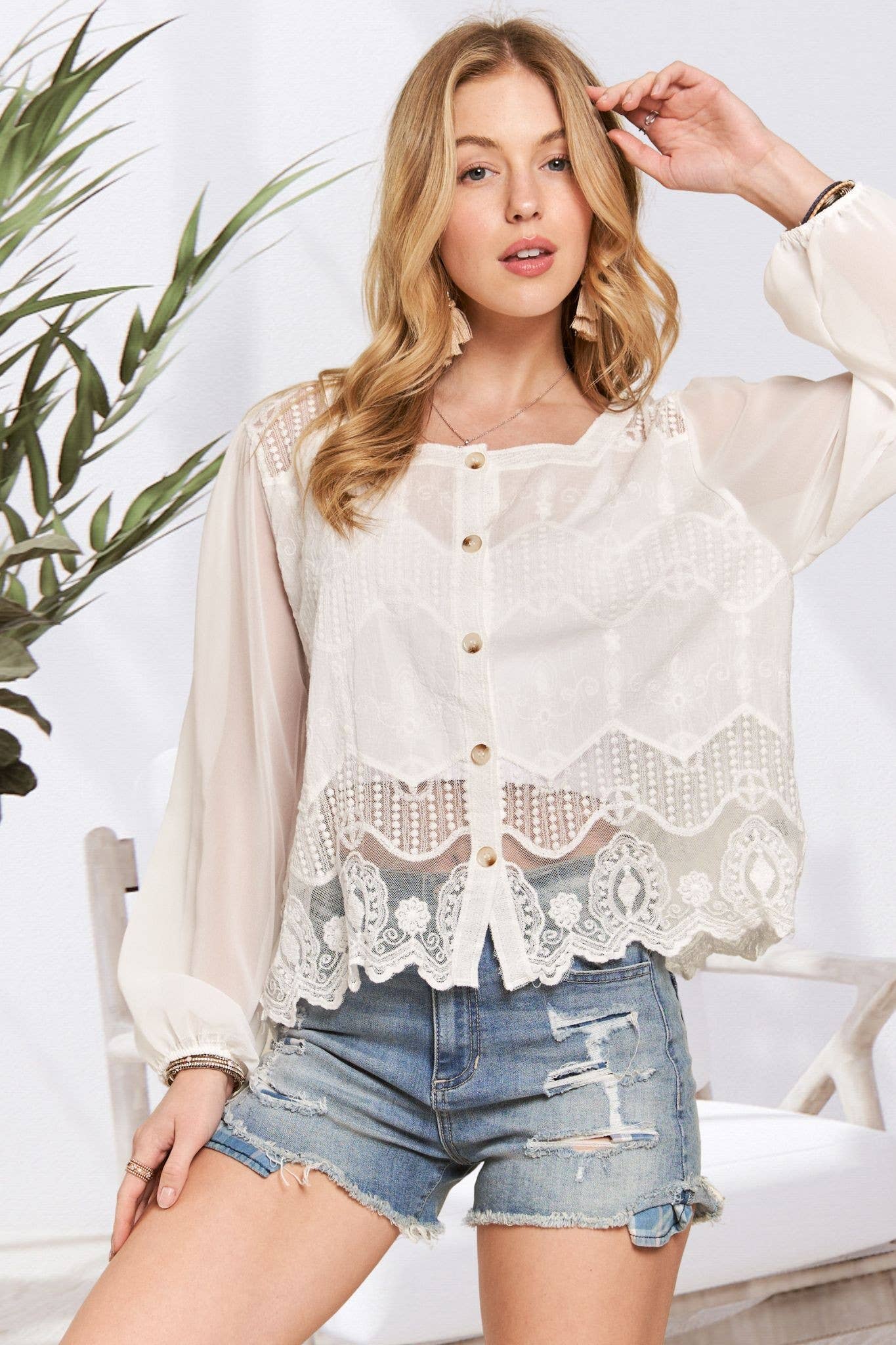 Bridgerton Embroidered Blouse