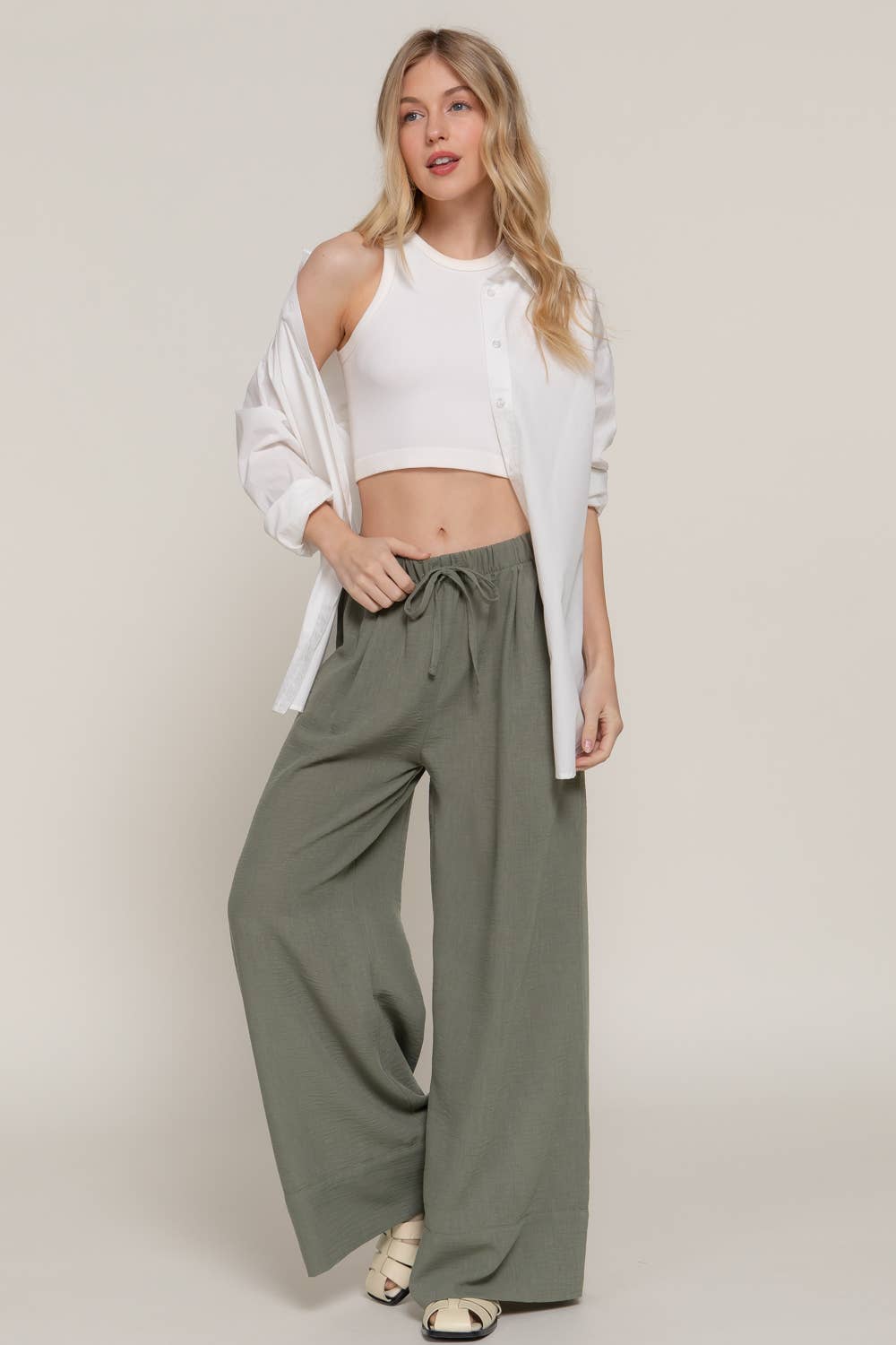 Olive You Pallazo Pant