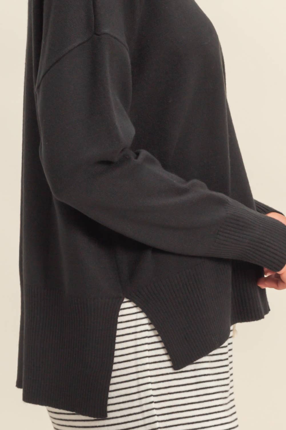 Winter Vibes Center Seam Sweater