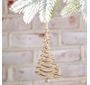 Gold Twisted Tree Ornaments