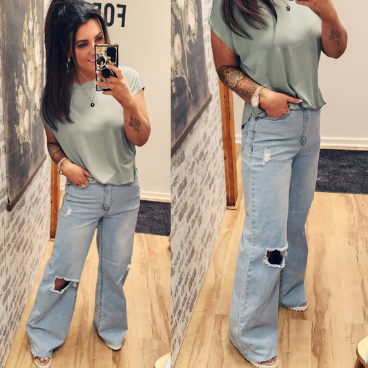 90's Baby Wide Jeans