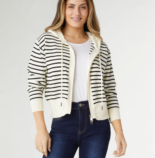 Audrey Zip Up Sweater