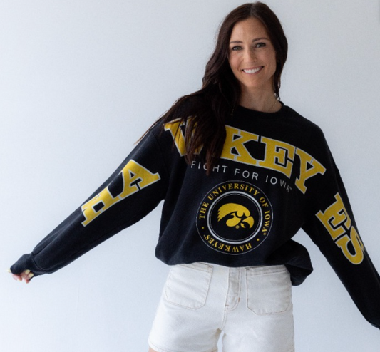 Iowa Oversized Crewneck