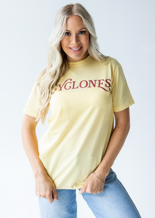 Cyclone Script Tee