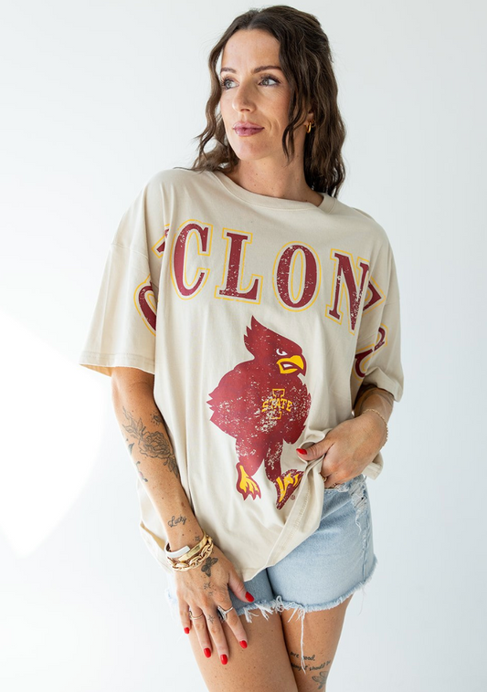 Cyclone Split Oversized Tee