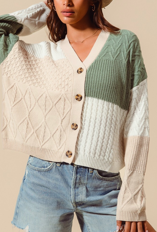 Block Party Button Cardigan