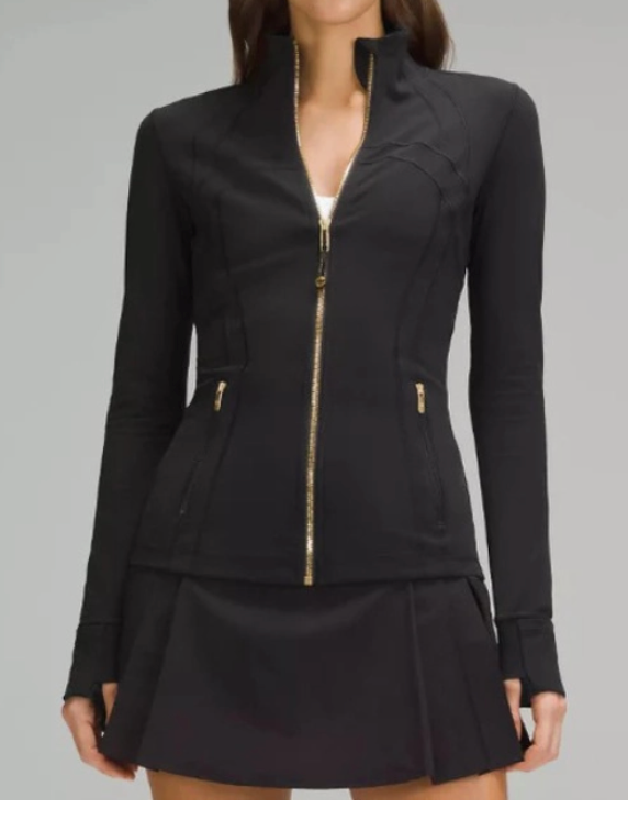 Define Stretch Fitted Zip Up