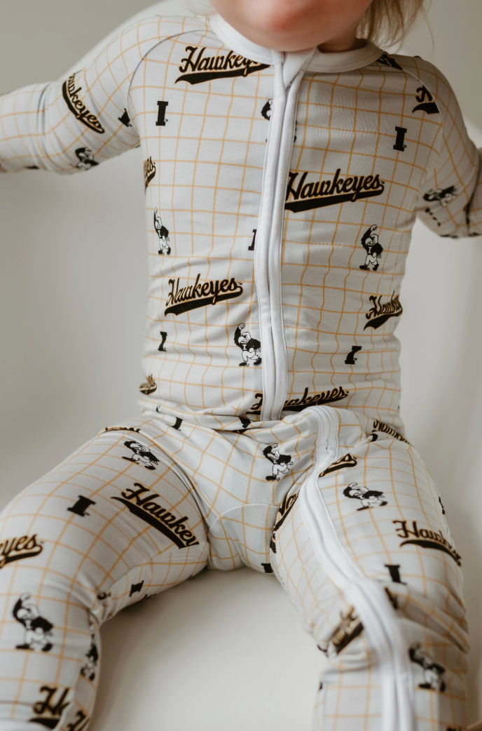 Zip Onesie - Vintage Iowa