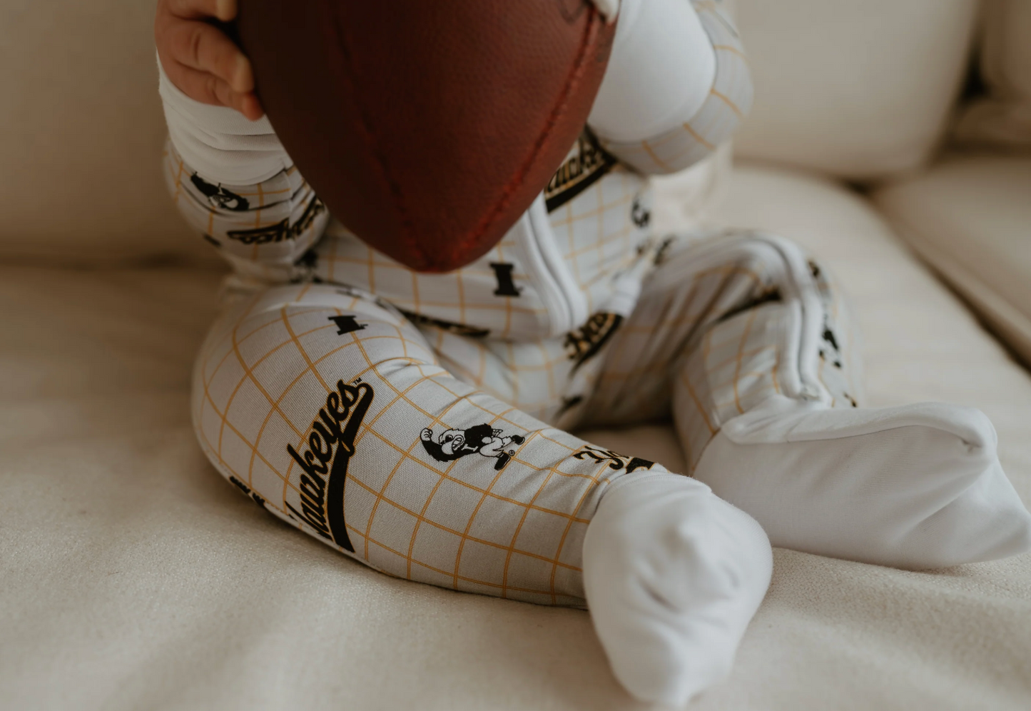 Zip Onesie - Vintage Iowa