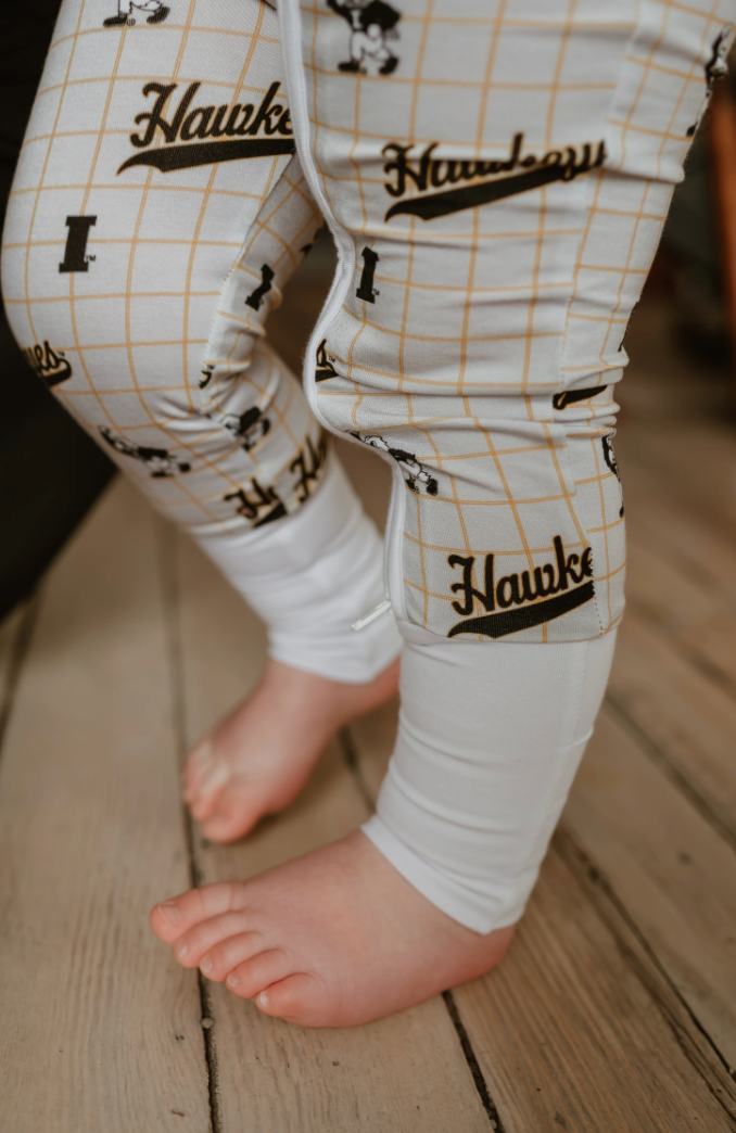 Zip Onesie - Vintage Iowa