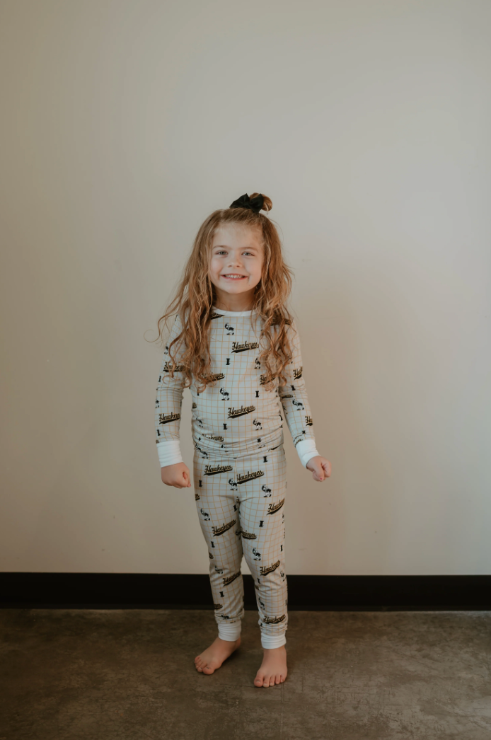 Two Piece Jammies Set - Vintage Iowa
