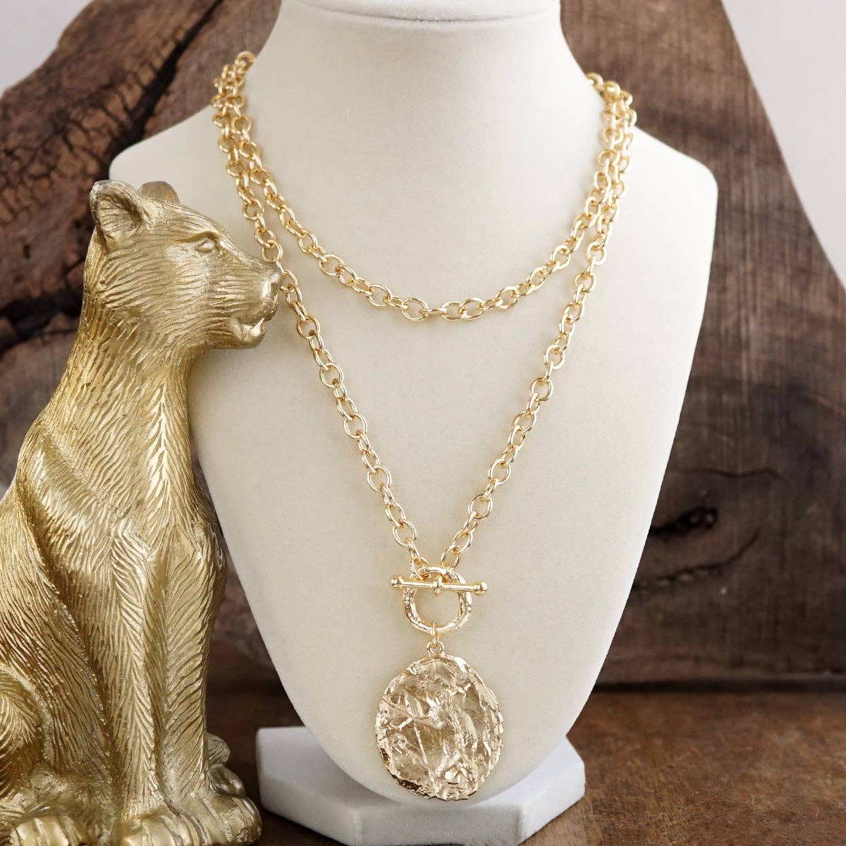 Layered Coin Necklace - Found Treasure
