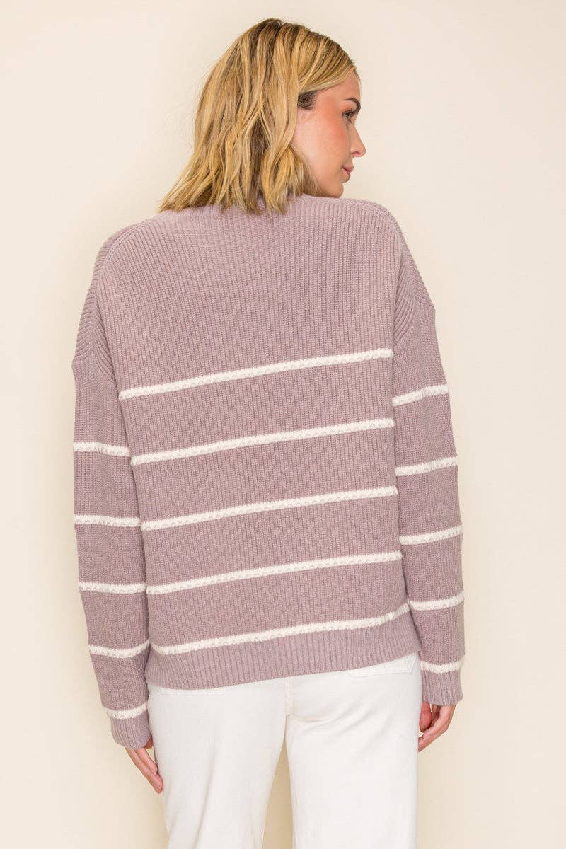 Madly in Mauve Sweater
