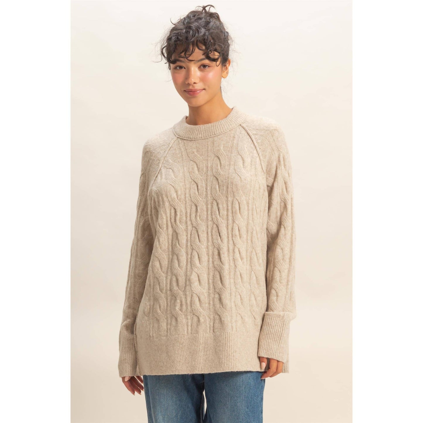 Cabin Fever Cable Knit Sweater