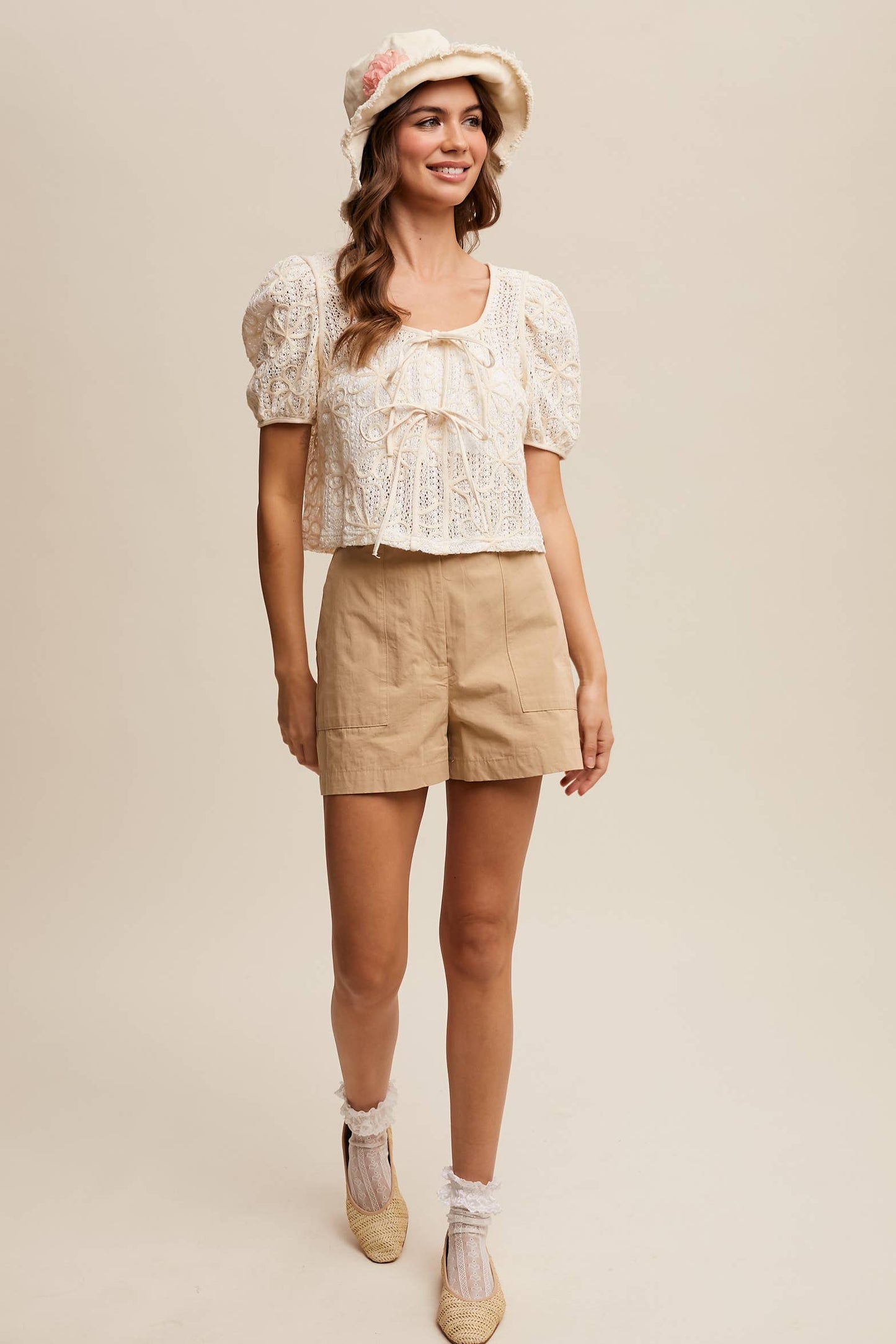 Out to Tea Crochet Top