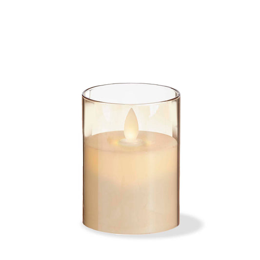 Tag Estella Led Glass Hurricane 3X4 Amber