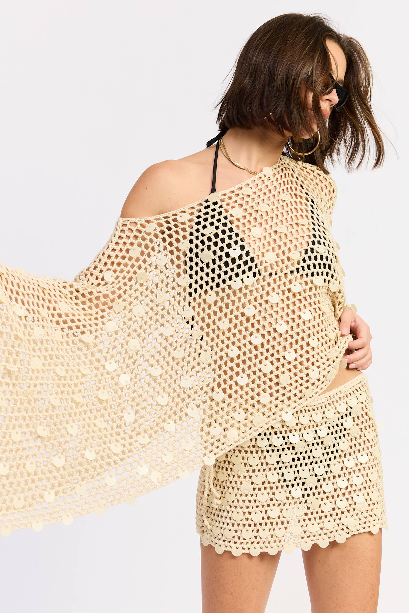 Shelly Poncho Top