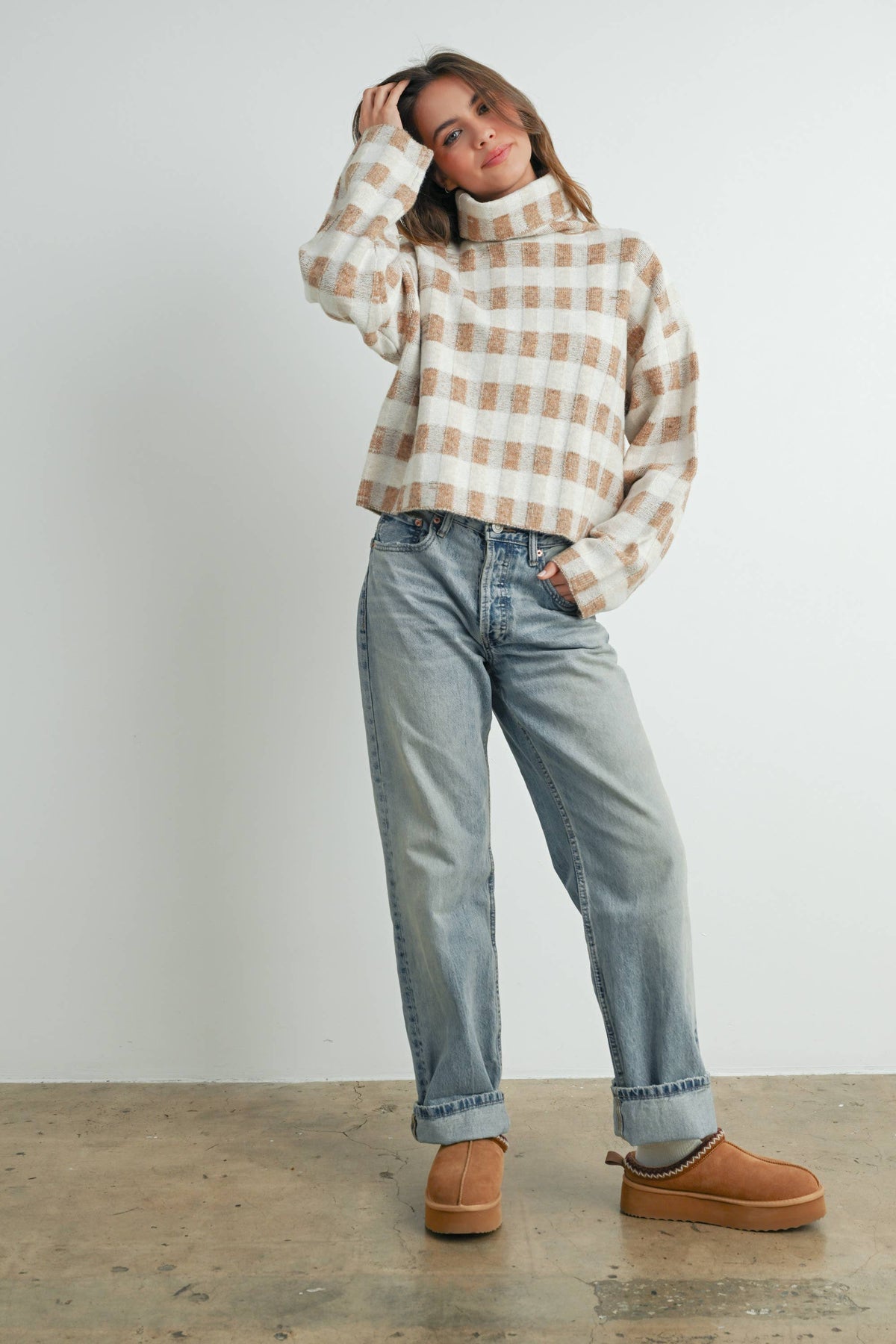 Mad in Plaid Sweater