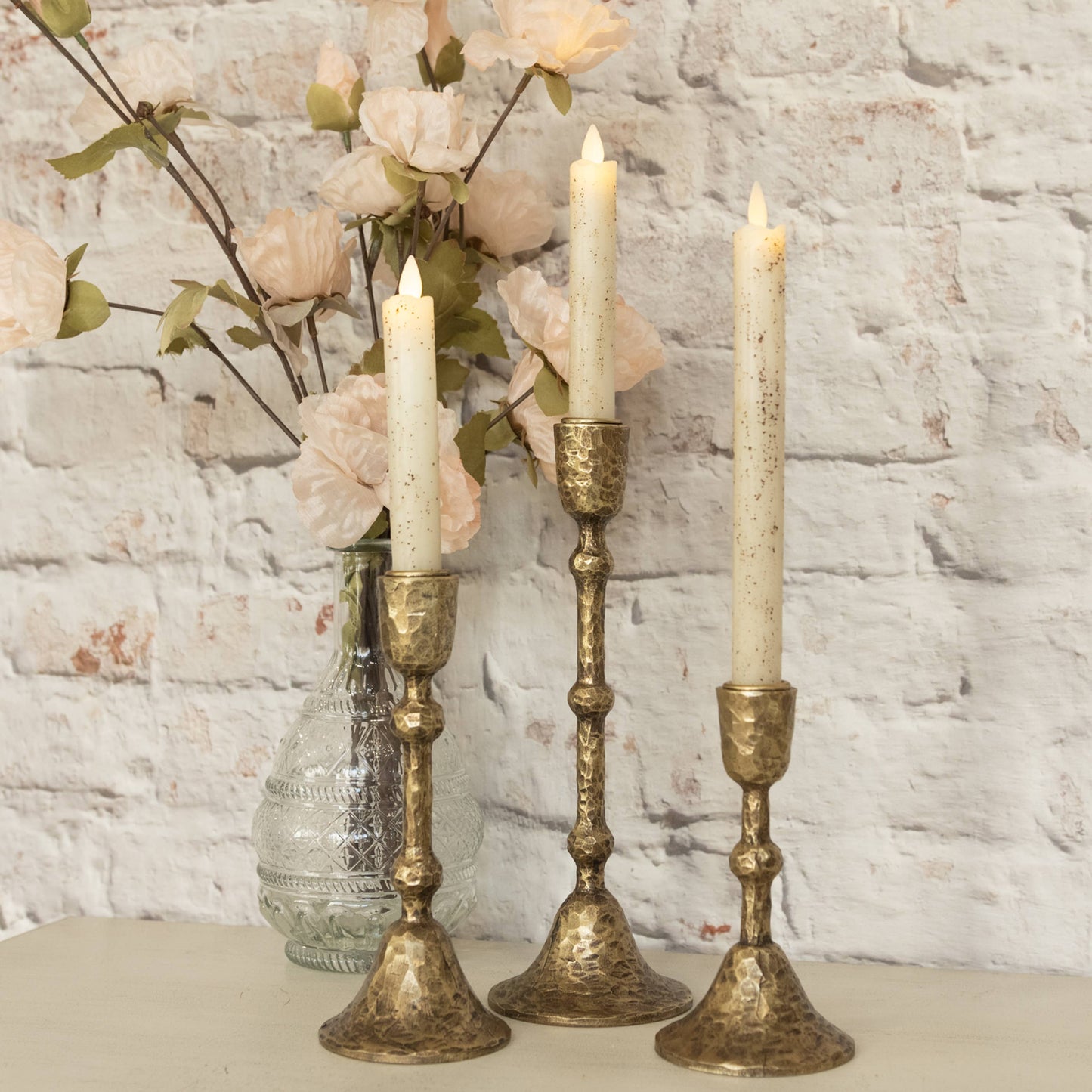 Gold Taper Candle Holders