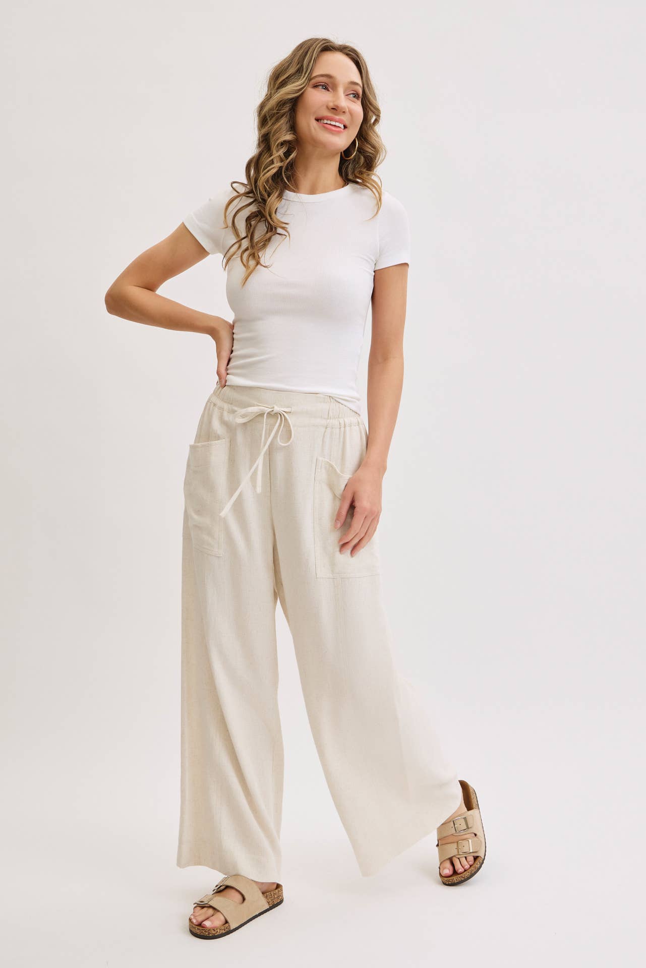 Jet Setting Linen Pant