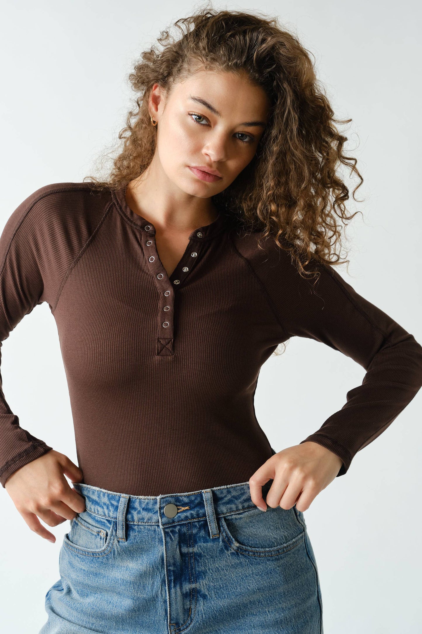 Go with the Flo Henley Top