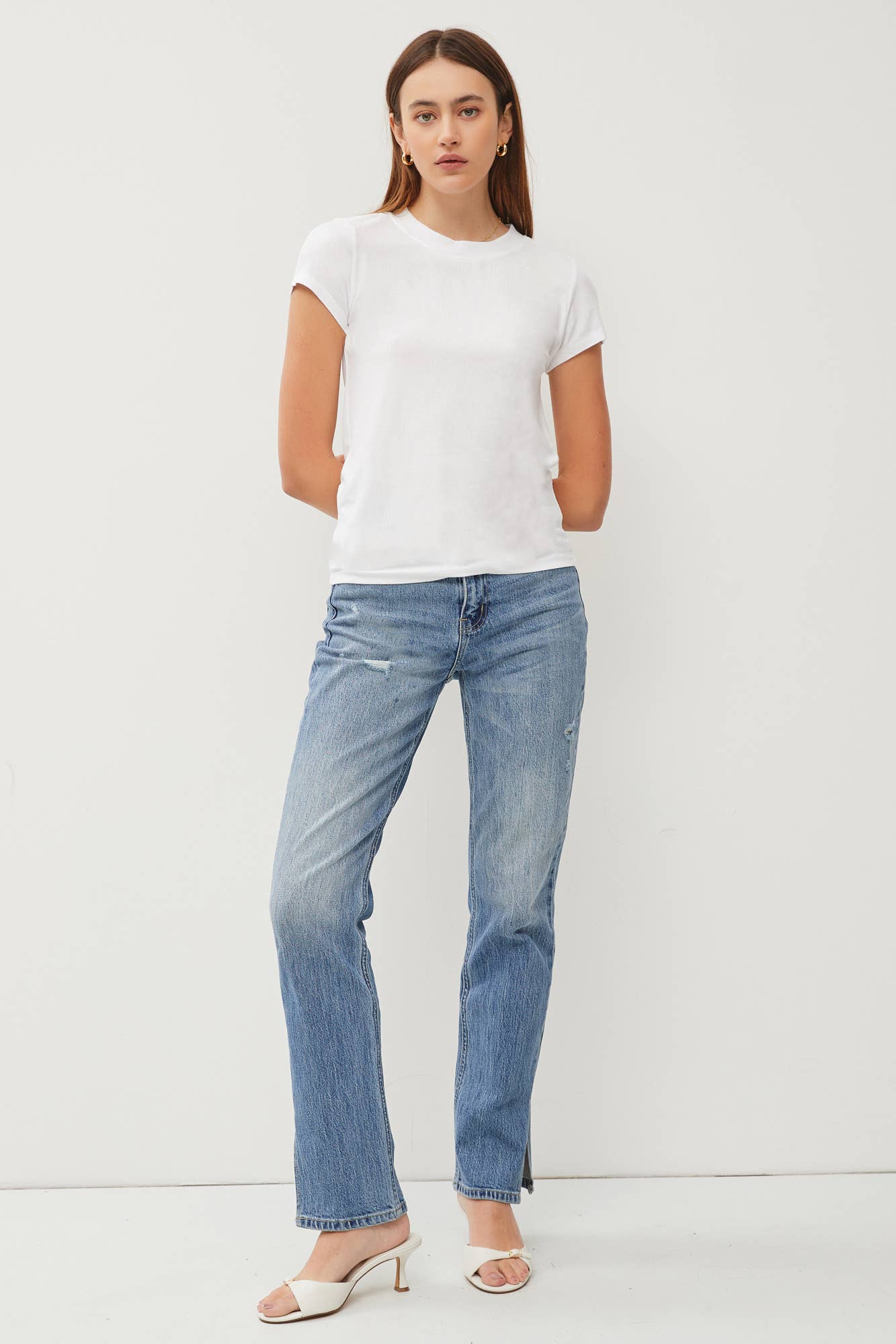 Basic Babe Ribbed Tee