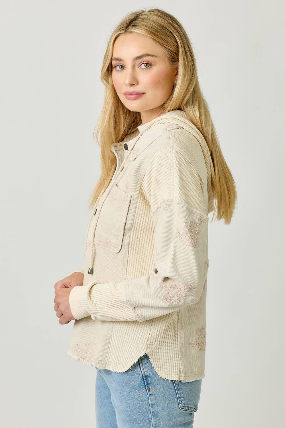 Baby Blues Floral Shacket