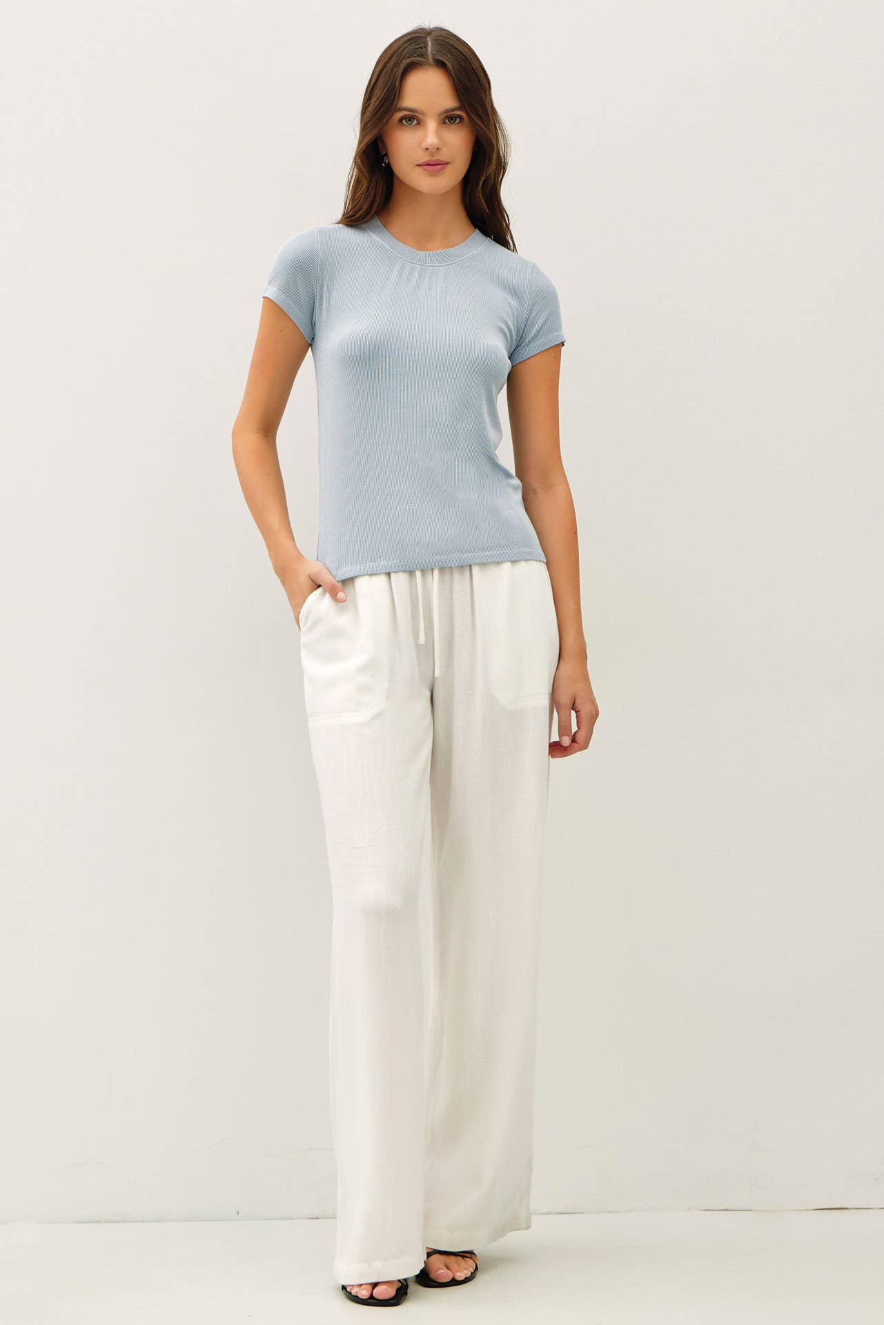 Basic Babe Ribbed Tee