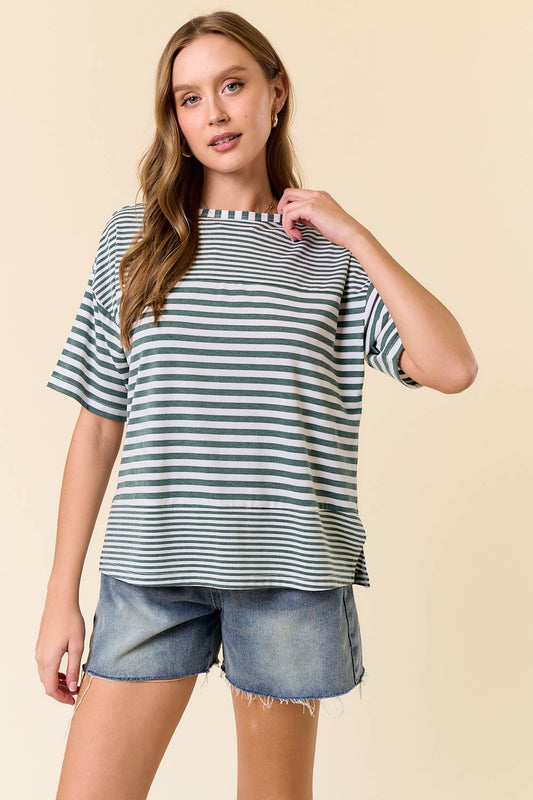 Boat Days & Sun Rays Stripe Top