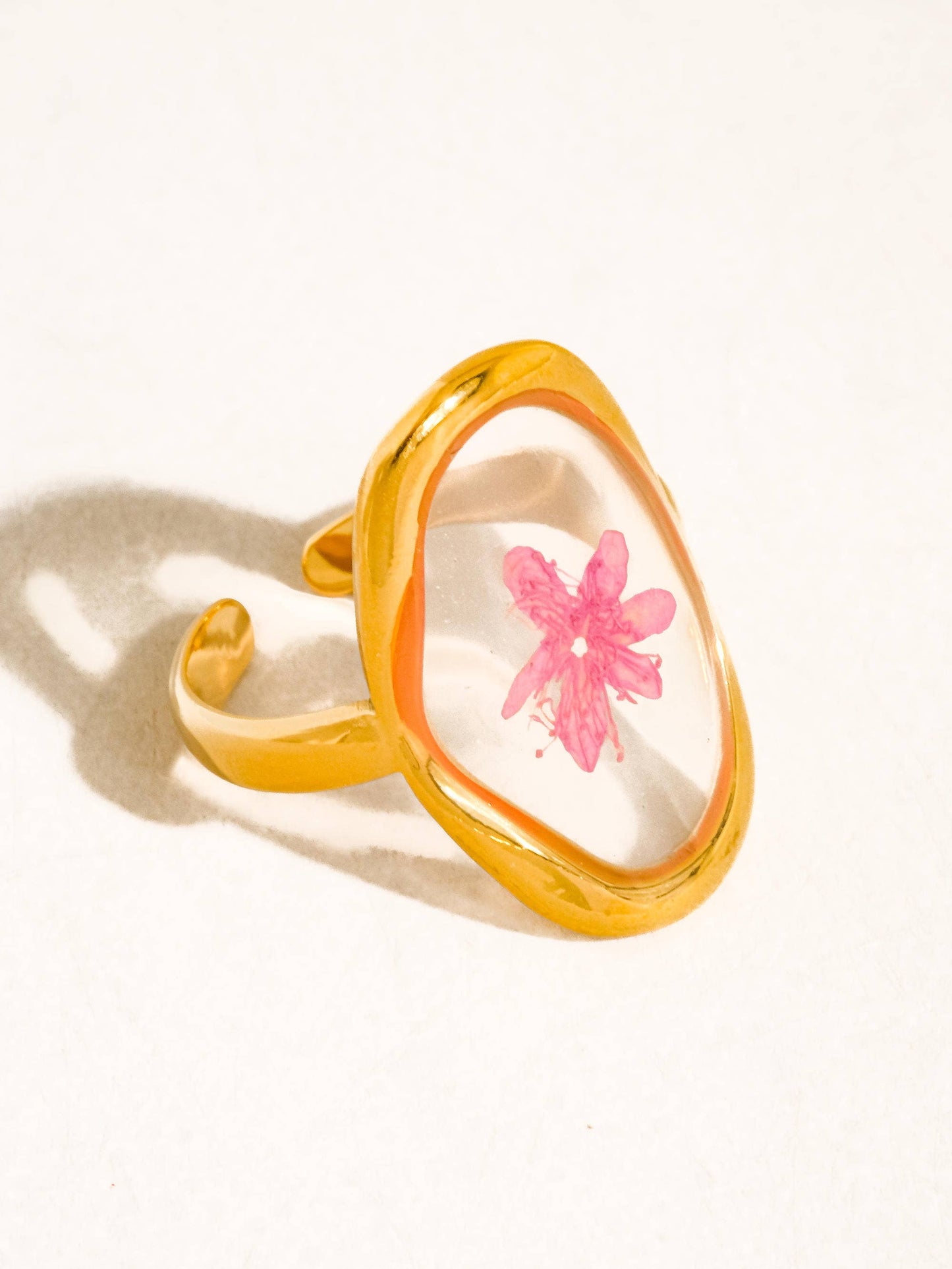 Flint 18K Gold Floral Ring