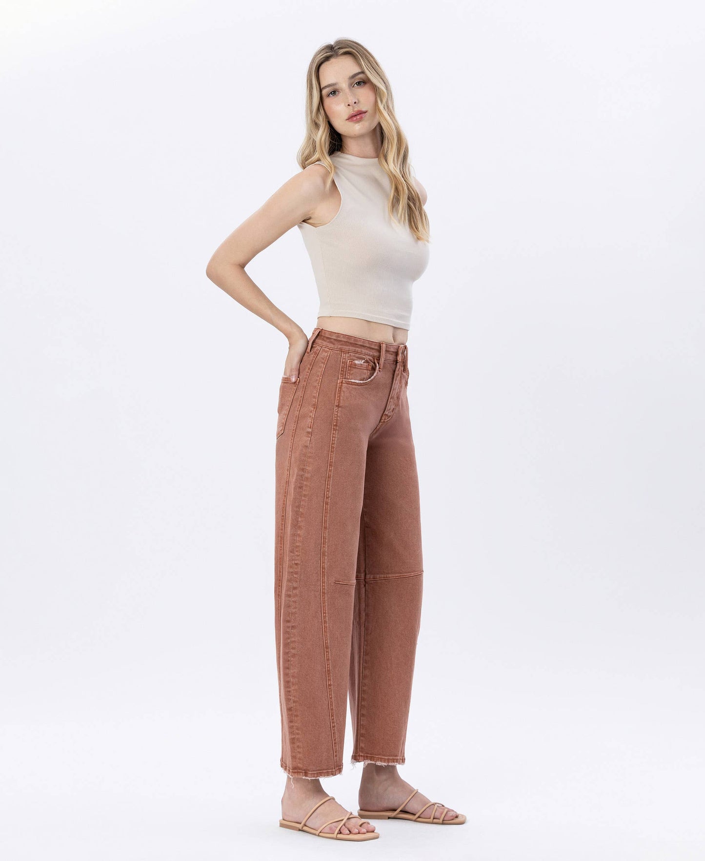 Copper Barrel Jean