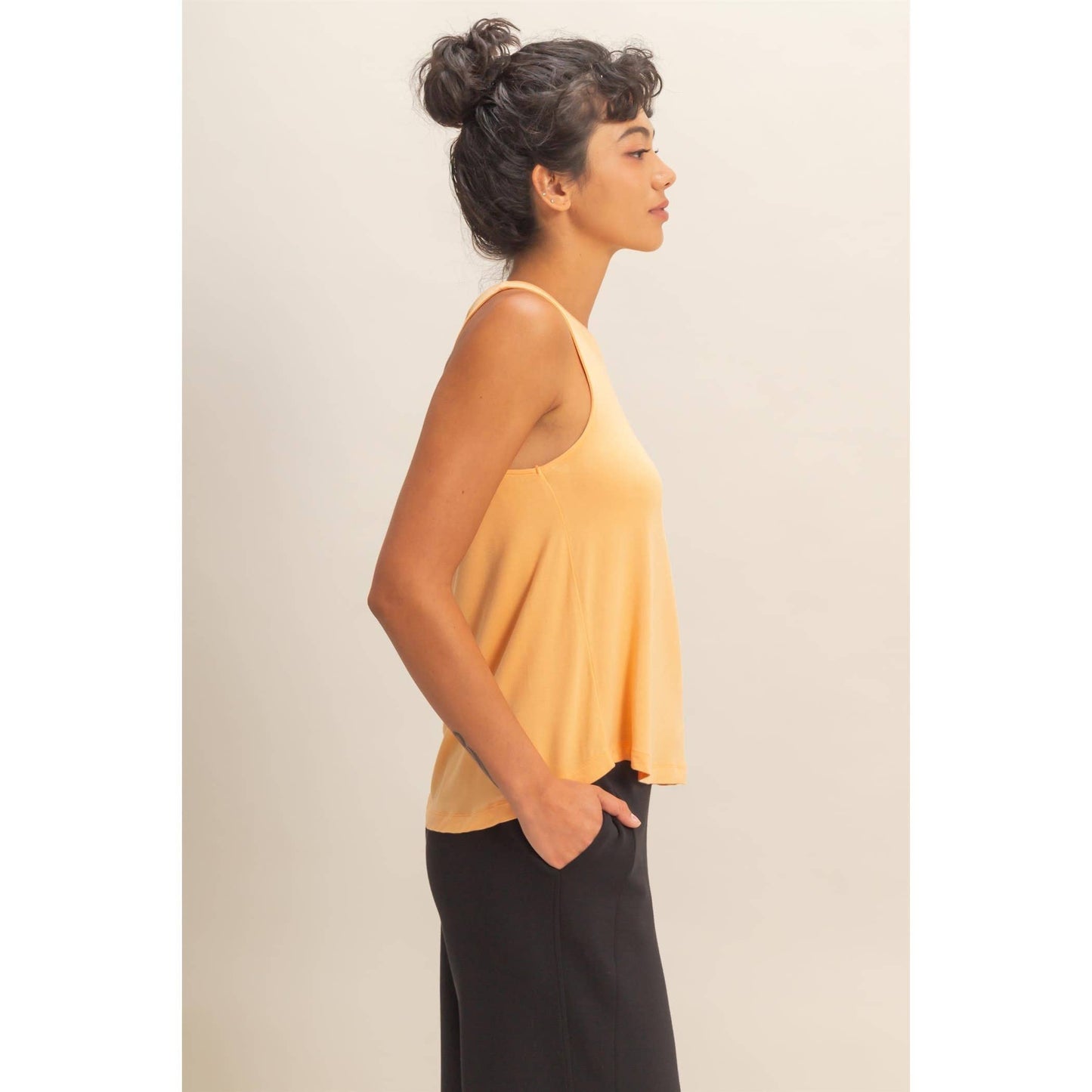 Basic Babe Rayon Flow Tank
