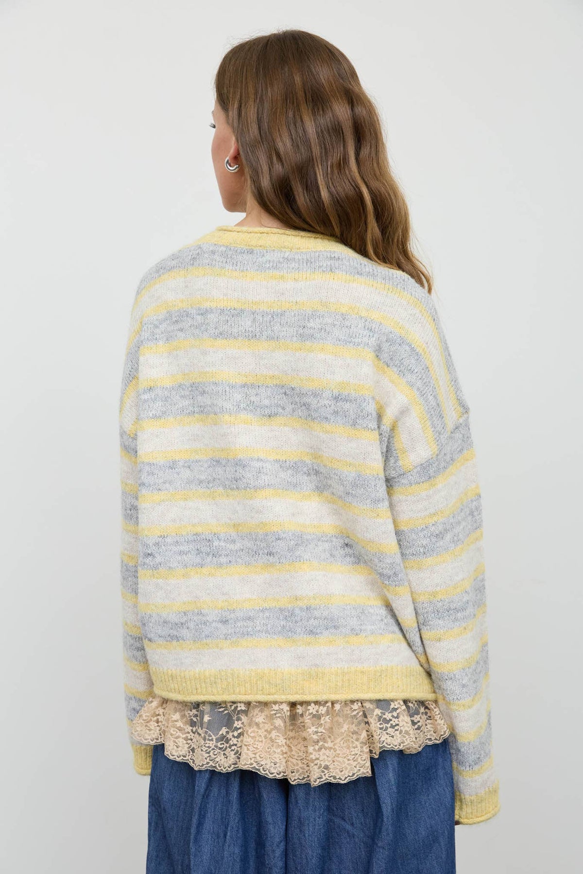 Boho Babe Striped Sweater