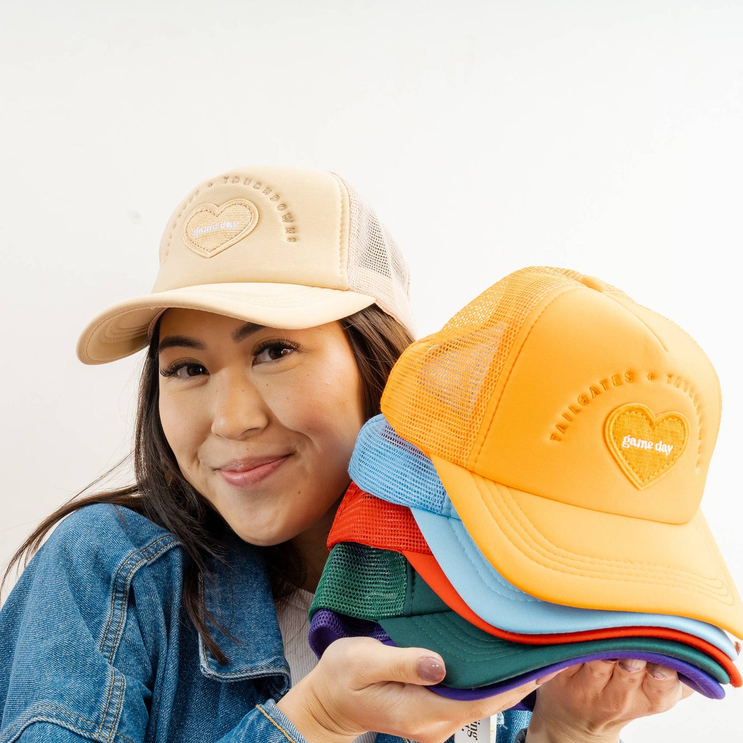 Game Day Trucker Hat - Tan