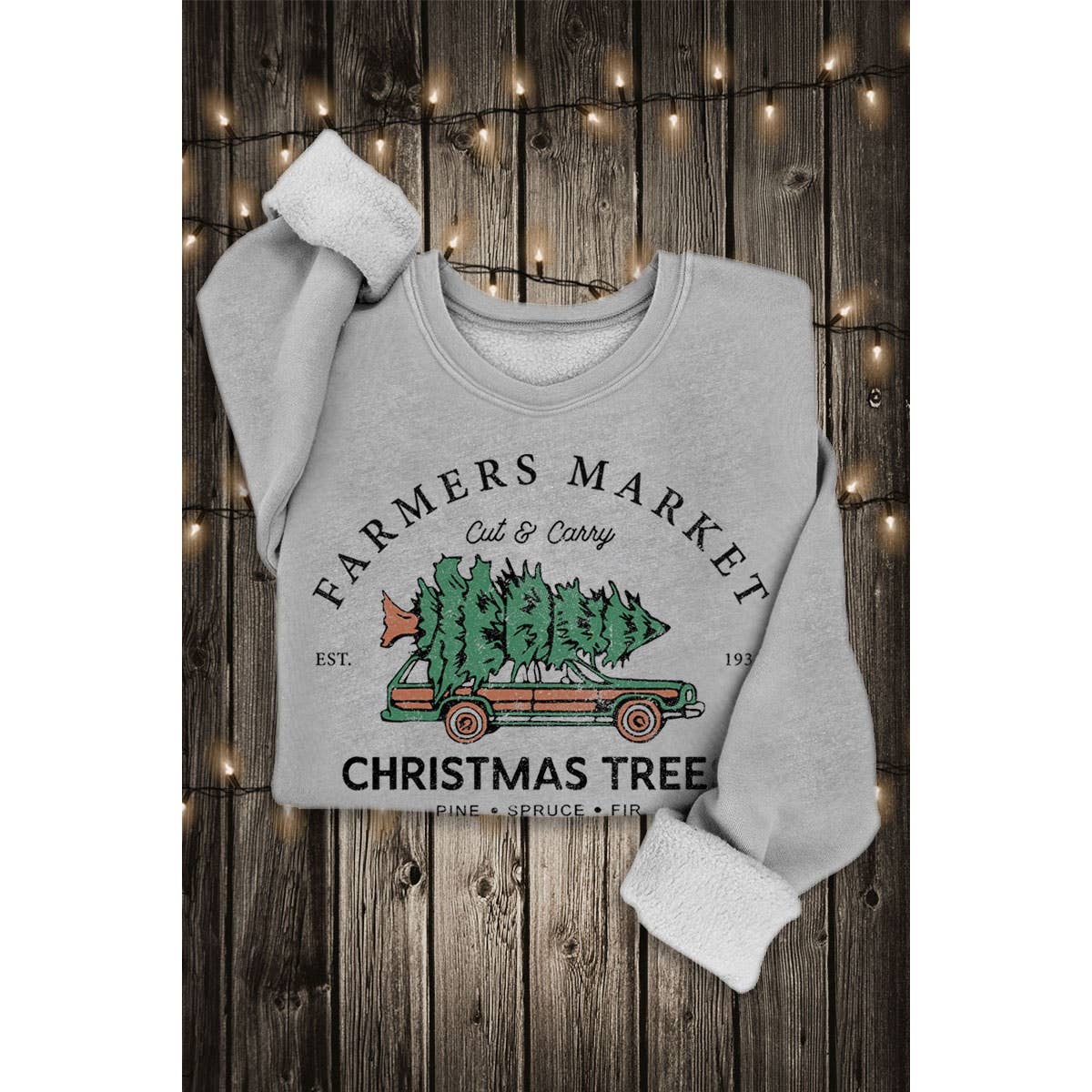 FARMERS MARKET CUT MINERAL GRAPHIC SWEATSHIRTS