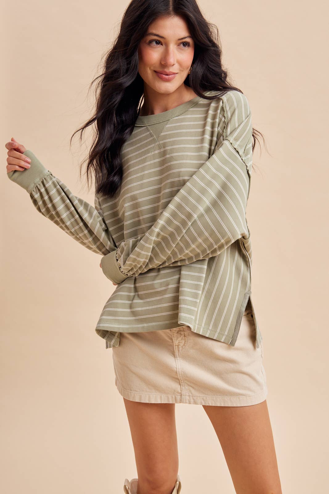 Falling for You Striped top