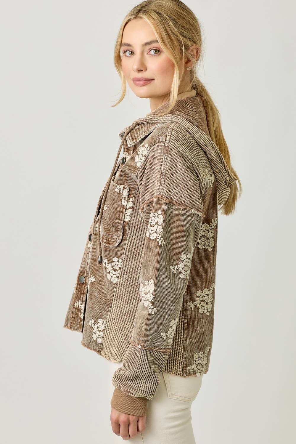 Baby Blues Floral Shacket