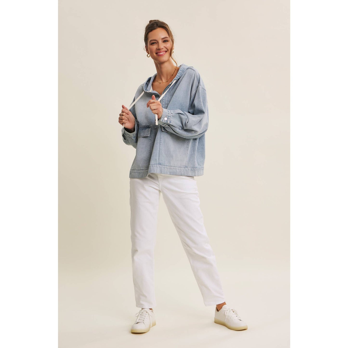 Winter Blues Denim Pullover
