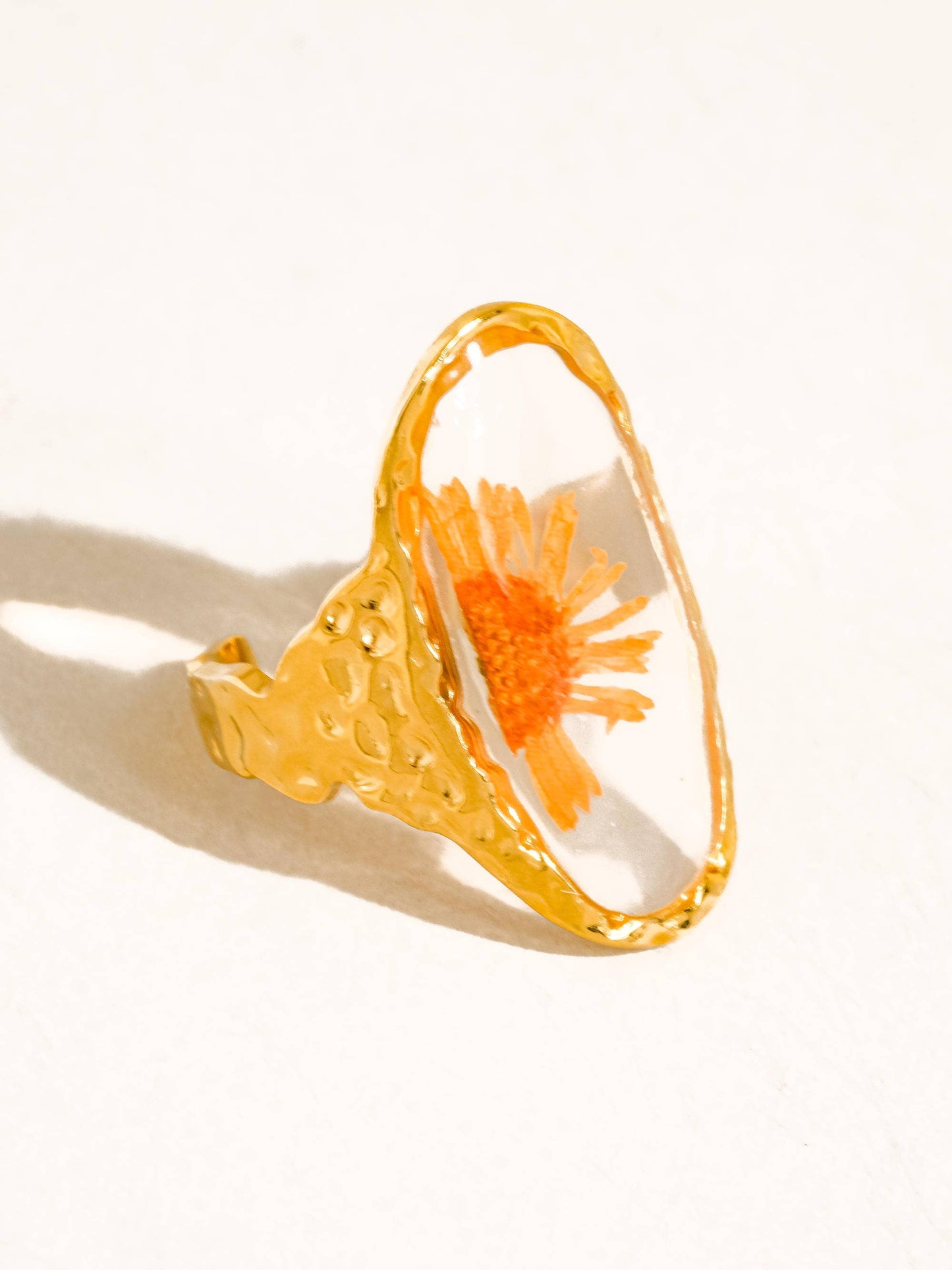 Mesa 18K Gold Sunflower Ring