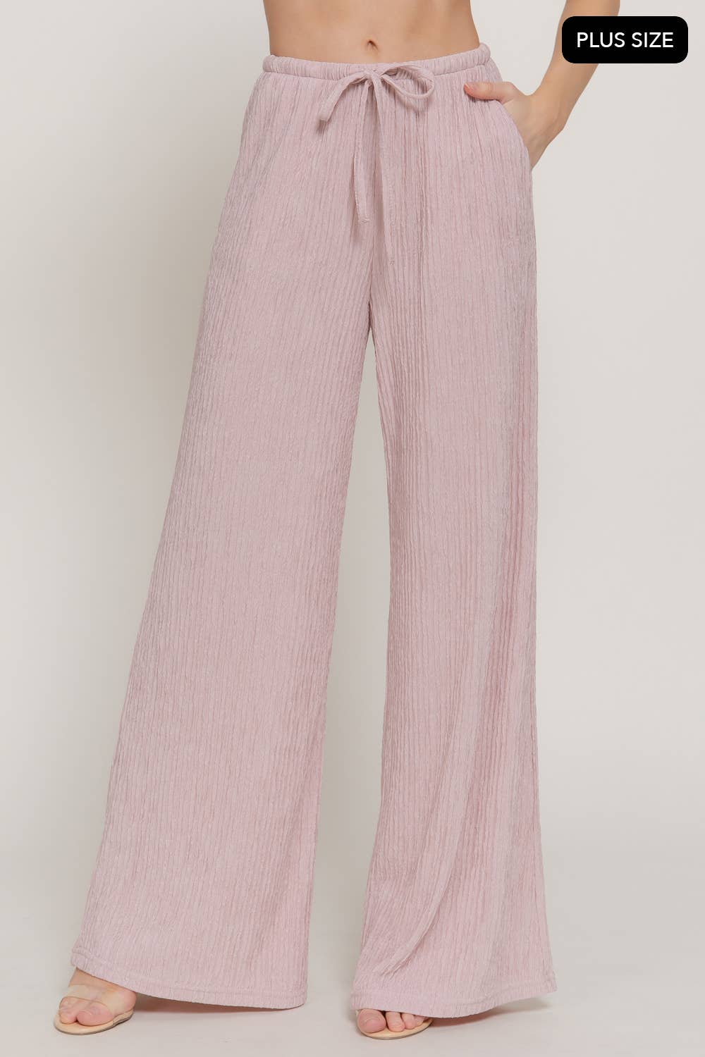 PLUS Crinkle Pallazo Pant