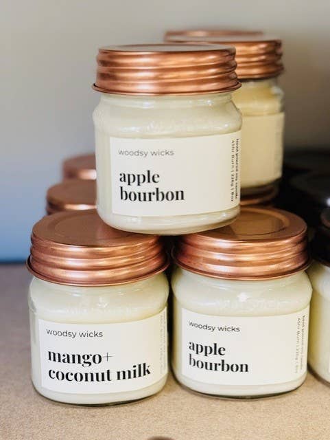 Farmhouse Candles - Copper - 100% Soy Wax Wood Wick -Rustic