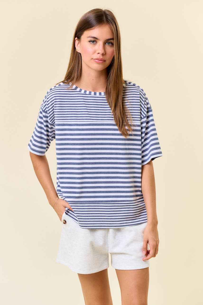 Boat Days & Sun Rays Stripe Top