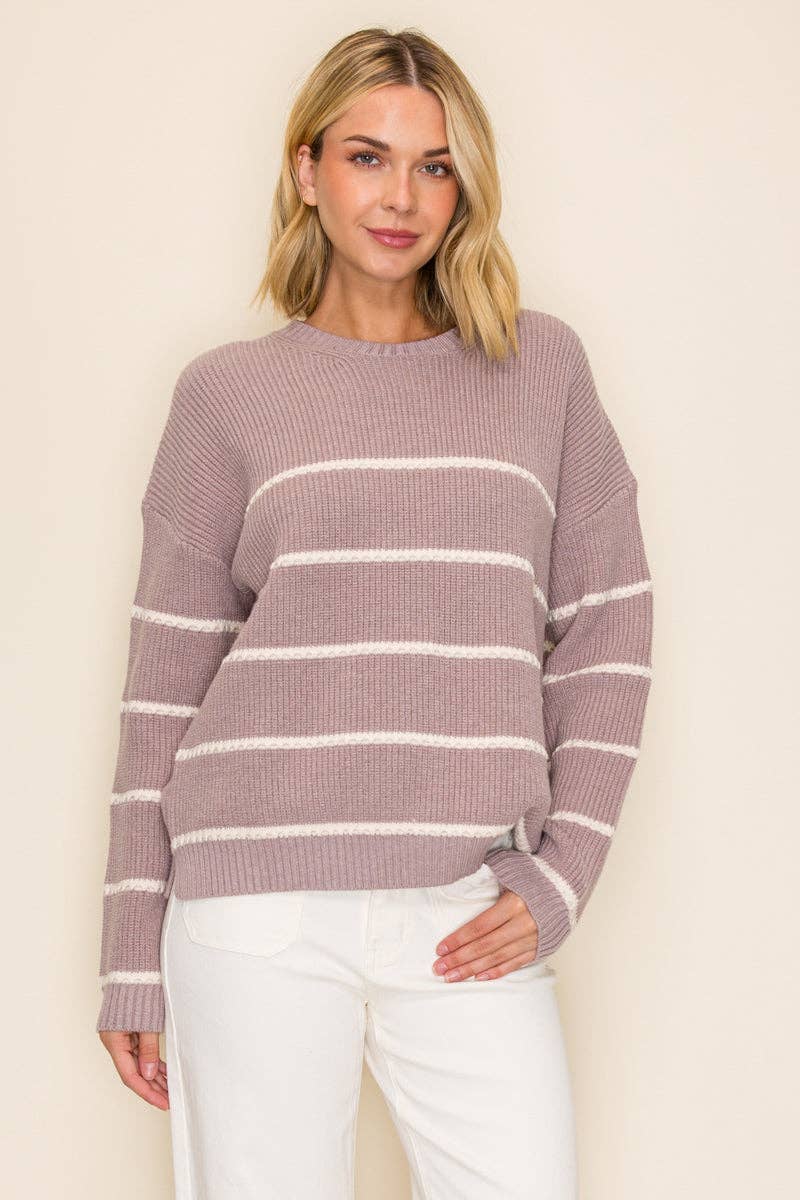 Madly in Mauve Sweater
