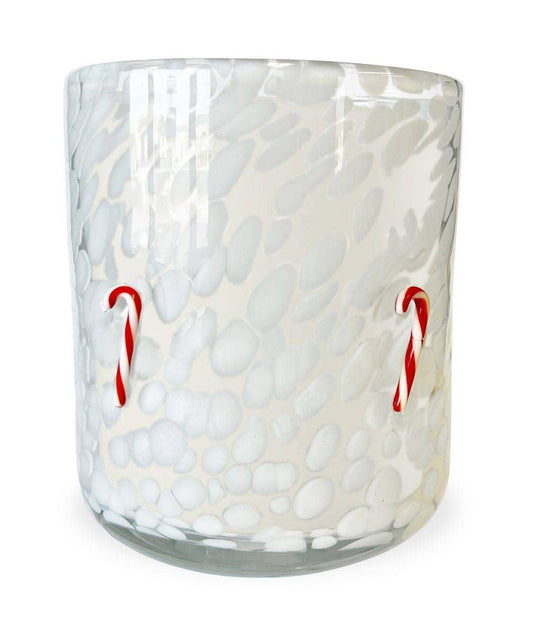 Candy Cane Holiday Candle