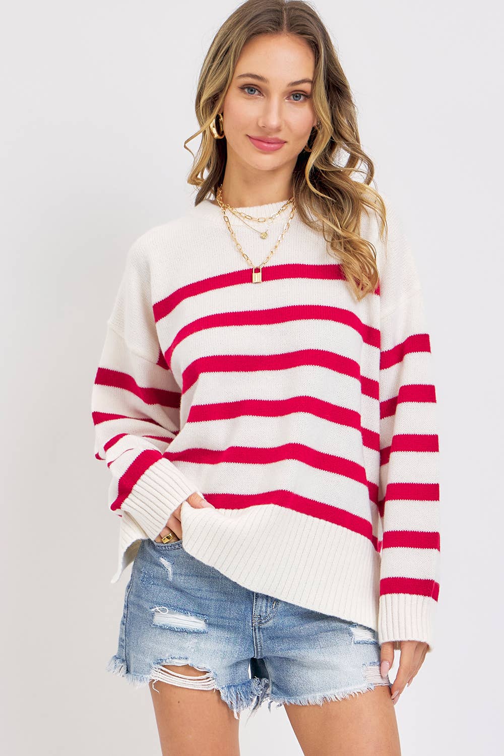 Cozy Szn Striped Sweater