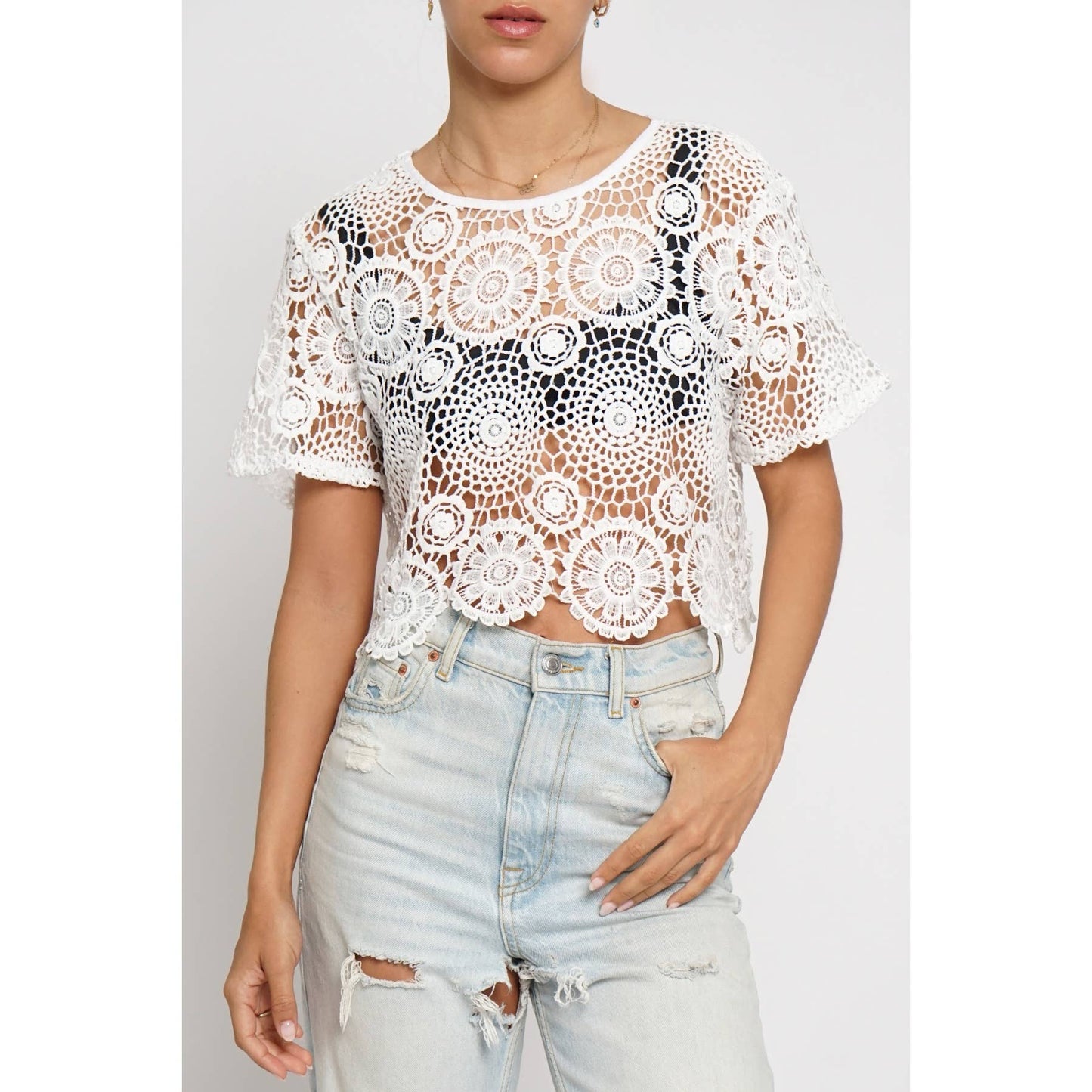 Lace & Grace Crochet Top