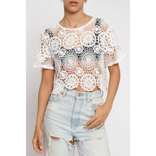 Lace & Grace Crochet Top
