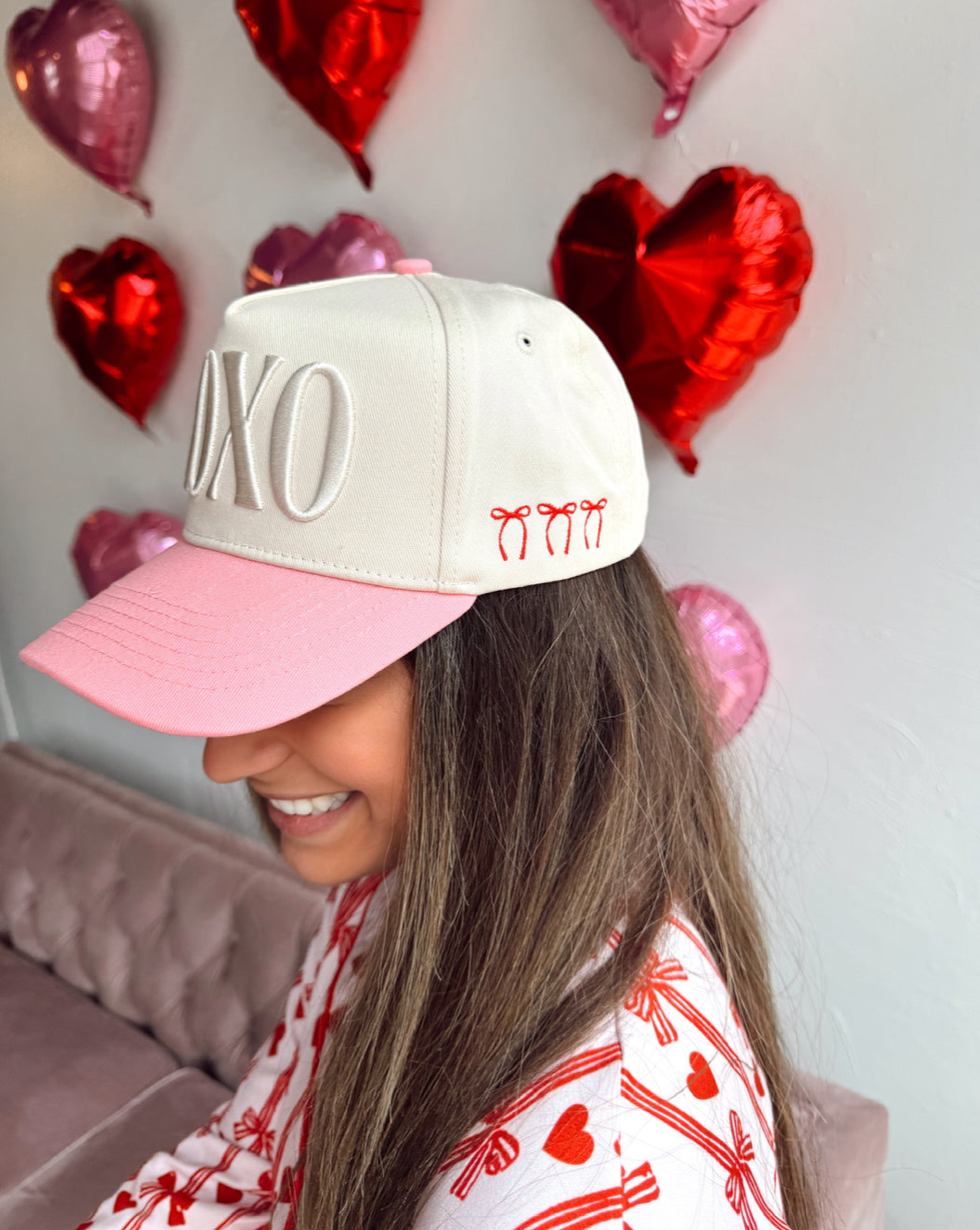 XOXO - Pink Vintage Hat