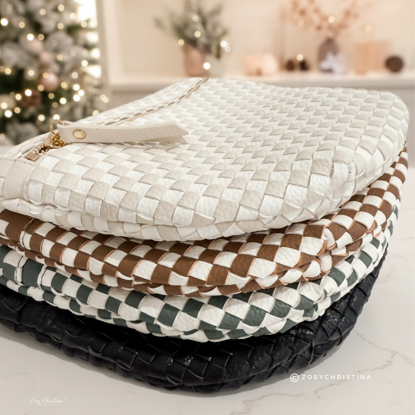 Checker Crossbody Bag