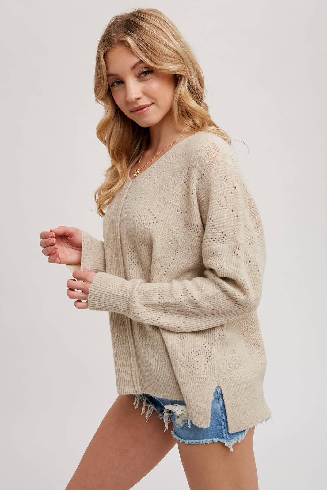 Vneck Spring Sweater